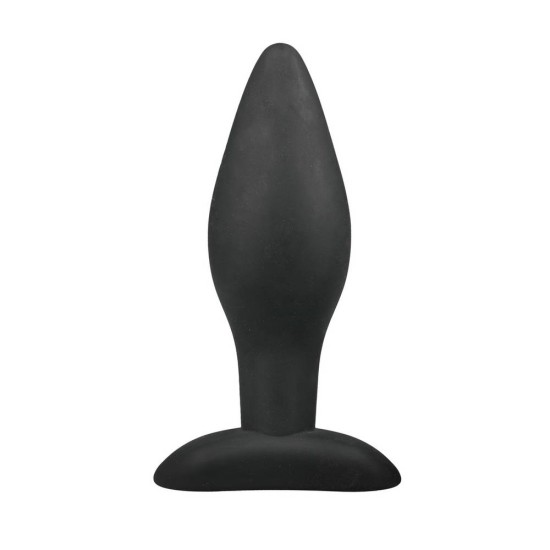 Τάπα Σιλικόνης Πρωκτού - Medium Black Silicone Buttplug Sex Toys 