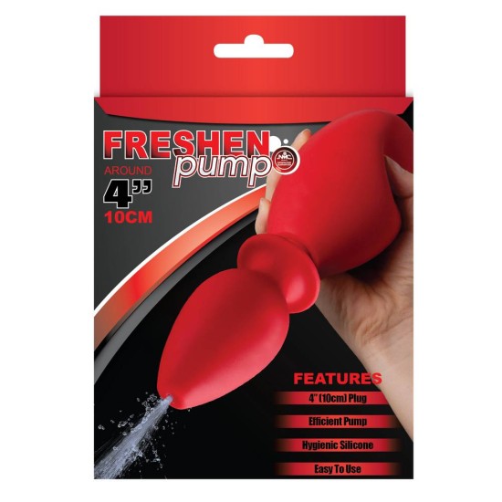 Κλύσμα Πρωκτού - Freshen Pump Red 10cm Sex Toys 