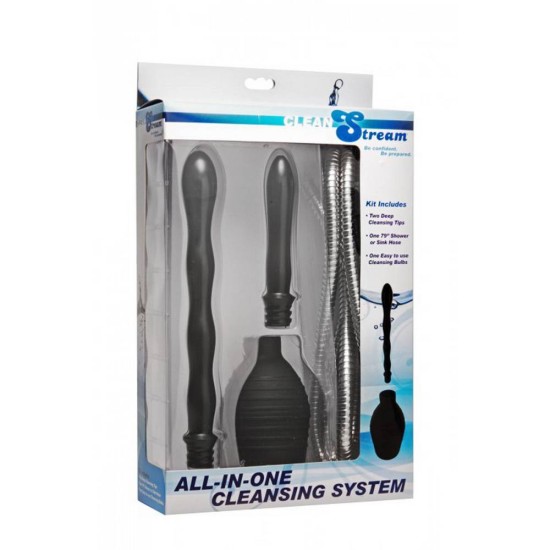 All In One Shower Enema System 25cm Sex Toys