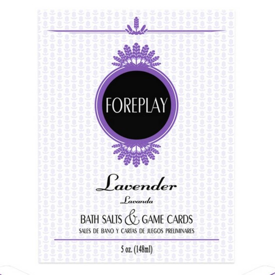 Foreplay Bath Salts & Game Cards Sex Toys