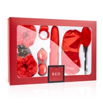 Ερωτικό Σετ Ζευγαριών Κόκκινο - LoveBoxxx I Love Red Couples Box
