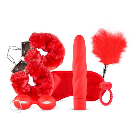 Ερωτικό Σετ Ζευγαριών Κόκκινο - LoveBoxxx I Love Red Couples Box Sex Toys 