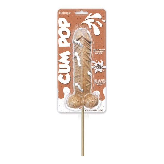 Γλειφιτζούρι Σε Σχήμα Πέους - Milk Chocolate Flavoured Cum Pops Lollipop  Sex Toys 