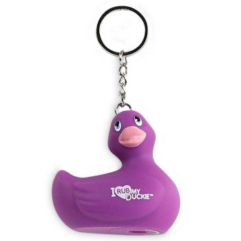 I Rub My Duckie Keychain Purple