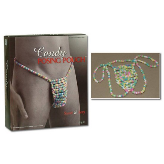 Φαγώσιμο Εσώρουχο Με Καραμέλες - Candy Pouch Tanga 210g Sexy Δώρα 