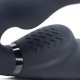 Ασύρματο Φουσκωτό Διπλό Στραπόν - Swirl Vibrating Strapless Strap On Black Sex Toys 