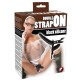 Διπλό Γυναικείο Στραπόν - Double Strap On Black Silicone Sex Toys 