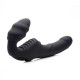 Διπλό Στραπόν Με Δόνηση  - Pro Rider Strapless Strap On Vibrator Black Sex Toys 