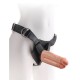 Διπλό Στραπόν - Strap On Harness With Dildo 7 Light Skin Colour Sex Toys 
