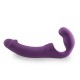 Δονούμενο Διπλό Στραπον Χωρίς Ζώνη - Strapless Strap On Vibrator Purple Sex Toys 