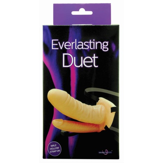 Κούφιο Ομοίωμα Διπλής Διείσδυσης – Everlasting Duet Dual Penetration Strap Sex Toys 