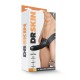 Dr. Skin 6 Inch Hollow Strap On Black Sex Toys
