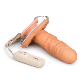 Strap On Vibrating Hollow Extender