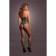Ανοιχτό Ολόσωμο Καλσόν - Le Desir Crotchless Bodystocking Combo Lace Pattern Green Ερωτικά Εσώρουχα 