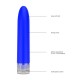 Απαλός Κλασικός Δονητής - Eleni Soft Classic Multispeed Vibrator Blue Sex Toys 