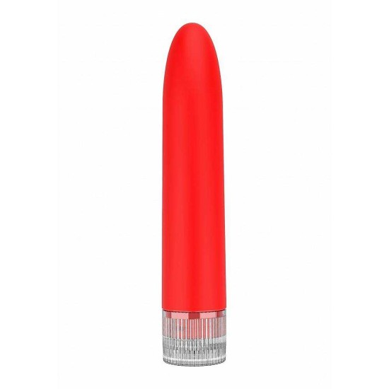 Απαλός Κλασικός Δονητής - Eleni Soft Classic Multispeed Vibrator Red Sex Toys 