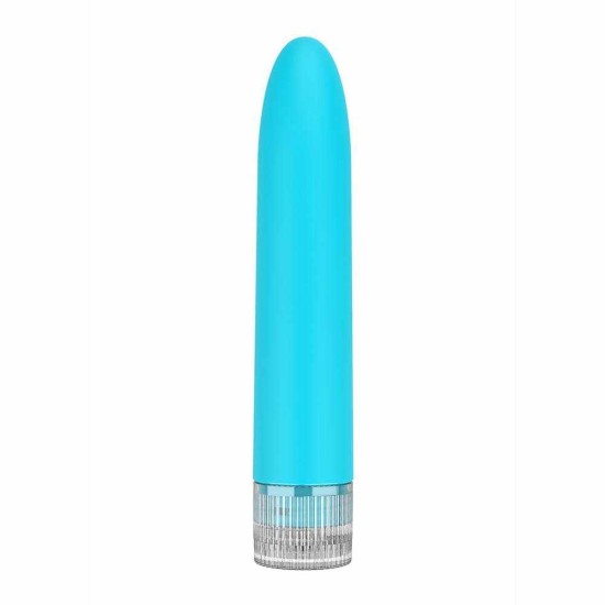 Απαλός Κλασικός Δονητής - Eleni Soft Classic Multispeed Vibrator Turquoise Sex Toys 