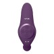 Kata Remote Pulse Wave Double Penetration Vibrator Purple Sex Toys