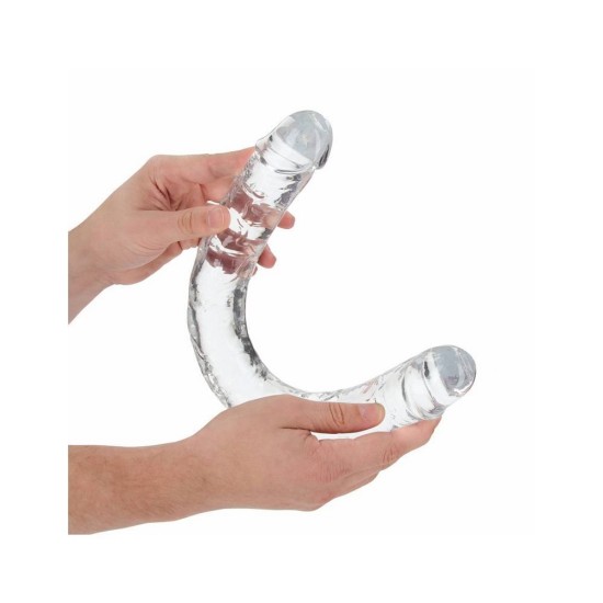 Realistic Double Dong Clear 45cm Sex Toys