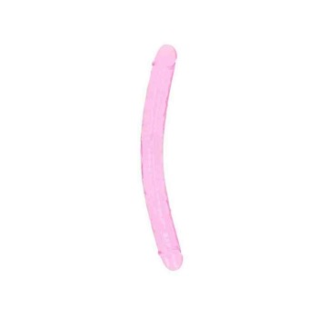 Διάφανο Διπλό Ομοίωμα Πέους - Realistic Double Dong Pink 45cm