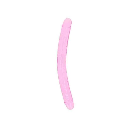 Διάφανο Διπλό Ομοίωμα Πέους - Realistic Double Dong Pink 45cm Sex Toys 