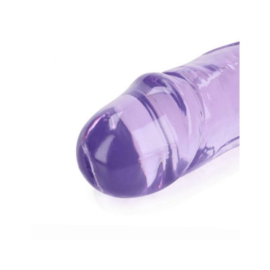 Διάφανο Διπλό Ομοίωμα Πέους - Realistic Double Dong Purple 45cm Sex Toys 