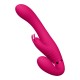 Διπλό Στραπον Rabbit - Suki Vibrating Rabbit Strapless Strap On Pink Sex Toys 