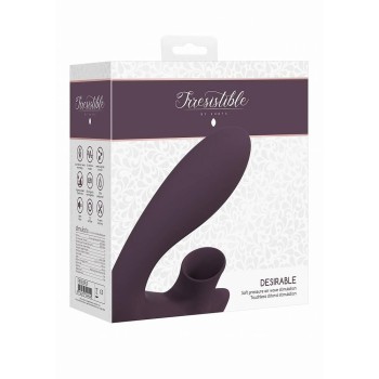 Desirable Bendable Air Pulse Vibrator Purple