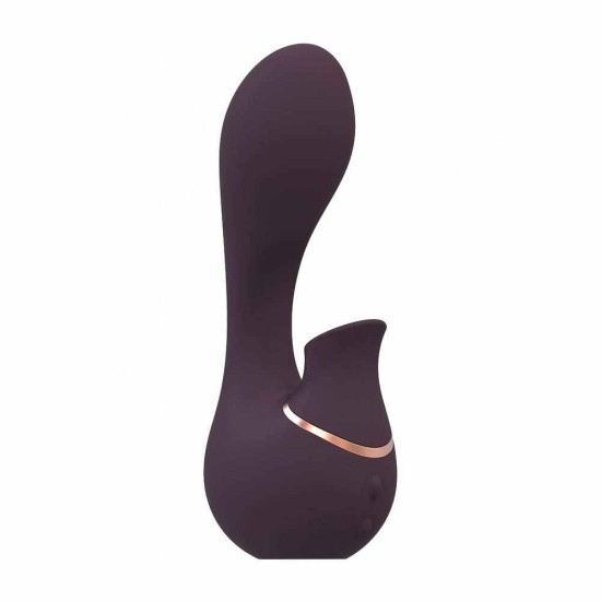 Διπλός Δονητής Με Παλμούς Αέρα - Mythical Soft Pressure Air Wave Stimulation Purple Sex Toys 
