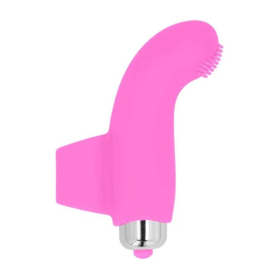 Δονητής Δαχτύλου Με Κουκκίδες - Basile Finger Vibrator Pink Sex Toys 