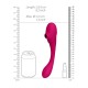 Δονητής Διπλής Διέγερσης - Mirai Double Ended Pulse Wave & Air Wave Bendable Vibrator Pink Sex Toys 