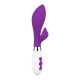 Επαναφορτιζόμενος Rabbit Δονητής - Achelois Rechargeable Rabbit Vibrator Purple Sex Toys 