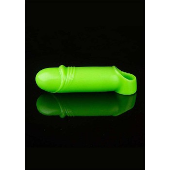 Glow In The Dark Thick Stretchy Penis Sleeve 16cm