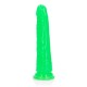 Φωσφοριζέ Ομοίωμα Πέους - Slim Realistic Dildo Glow In The Dark Neon Green 18cm