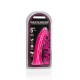 Φωσφοριζέ Ομοίωμα Πέους - Slim Realistic Dildo Glow In The Dark Neon Pink 18cm Sex Toys 