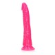 Φωσφοριζέ Ομοίωμα Πέους - Slim Realistic Dildo Glow In The Dark Neon Pink 20cm