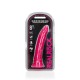 Slim Realistic Dildo Glow In The Dark Neon Pink 22cm Sex Toys