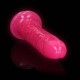 Φωσφοριζέ Ομοίωμα Πέους - Slim Realistic Dildo Glow In The Dark Neon Pink 25cm Sex Toys 