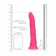 Φωσφοριζέ Ομοίωμα Πέους - Slim Realistic Dildo Glow In The Dark Neon Pink 25cm Sex Toys 