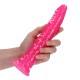 Φωσφοριζέ Ομοίωμα Πέους - Slim Realistic Dildo Glow In The Dark Neon Pink 25cm Sex Toys 