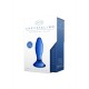 Γυάλινη Πρωκτική Σφήνα - Chrystalino Follower Glass Butt Plug Blue Sex Toys 