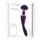 Ισχυρός Διπλός Δονητής - Shiatsu Double Action Bendable Massager Wand Purple Sex Toys 