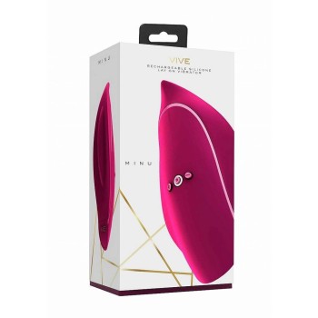 Ισχυρός Κλειτοριδικός Δονητής - Minu Rechargeable Silicone Lay On Vibrator Pink