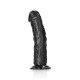 Κυρτό Ρεαλιστικό Πέος - Curved Realistic Dildo With Suction Cup Black 17cm Sex Toys 