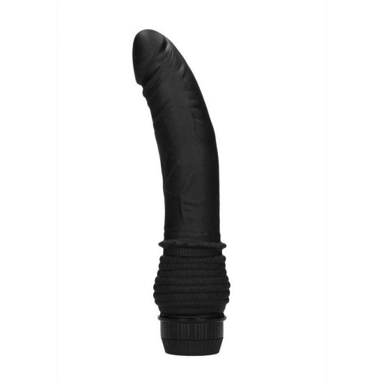 Κυρτός Ρεαλιστικός Δονητής - Shots Multispeed G Spot Vibrator Black 19cm Sex Toys 