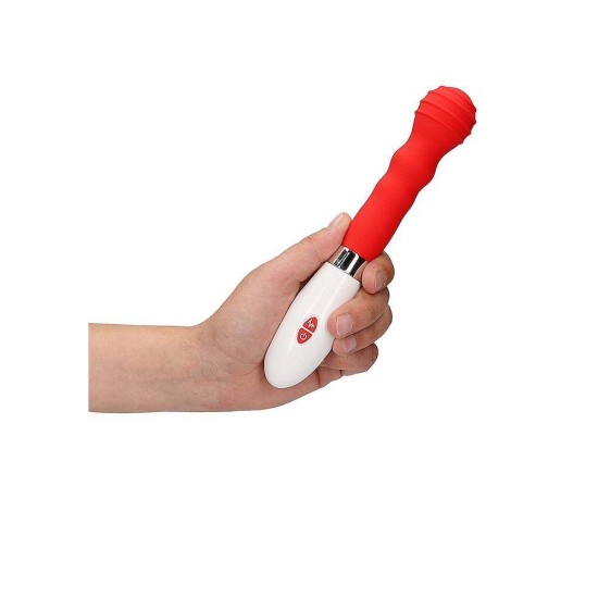 Κλασικός Δονητής Σιλικόνης - Alida Classic Silicone Vibrator Red Sex Toys 