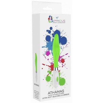 Κλασικός Δονητής Σιλικόνης - Athamas Classic Silicone Vibrator Green