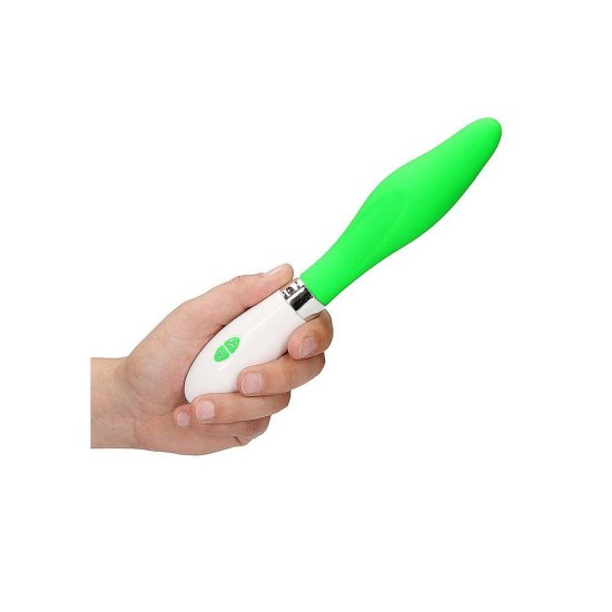 Κλασικός Δονητής Σιλικόνης - Athamas Classic Silicone Vibrator Green Sex Toys 