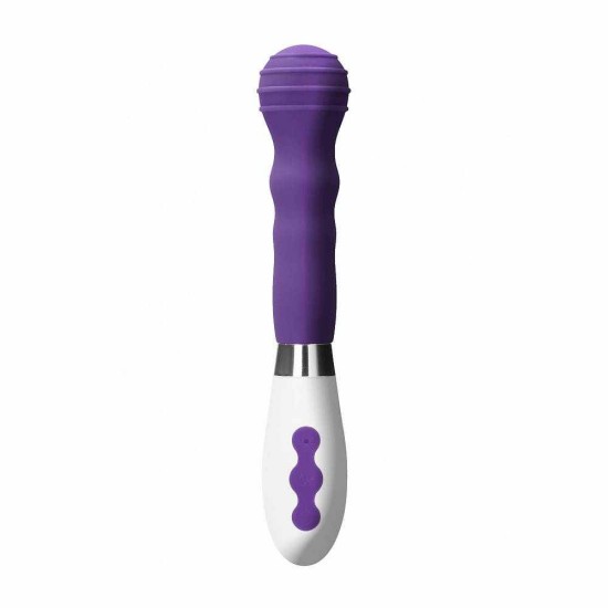 Κλασικός Επαναφορτιζόμενος Δονητής - Alida Rechargeable Silicone Vibrator Purple Sex Toys 
