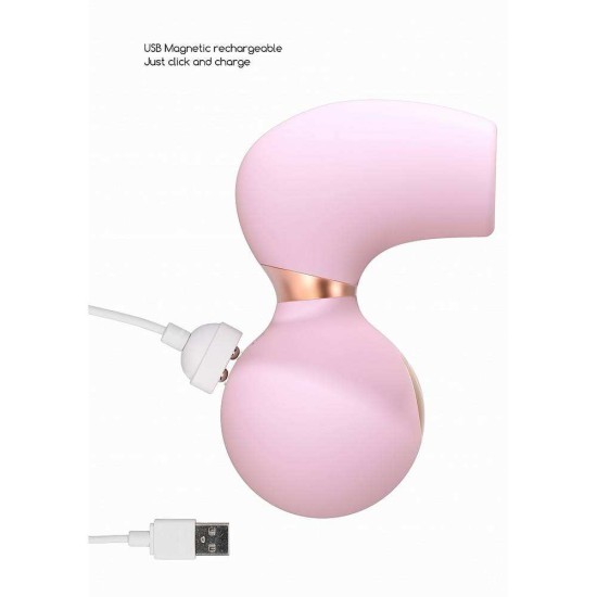 Invicible Soft Pressure Air Wave Stimulator Pink Sex Toys